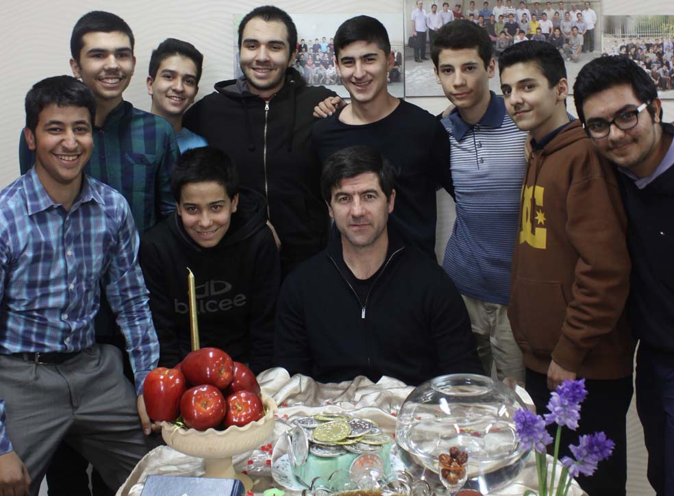 کریم باقری در مدرسه علامه طباطبایی